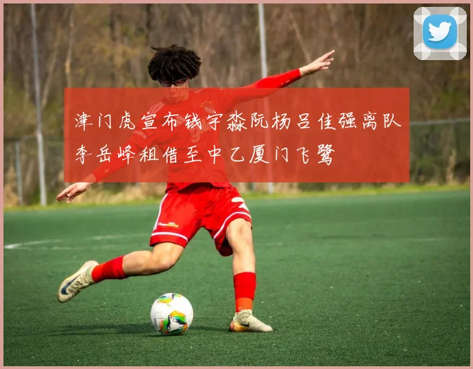 津门虎宣布钱宇淼阮杨吕佳强离队李岳峰租借至中乙厦门飞鹭